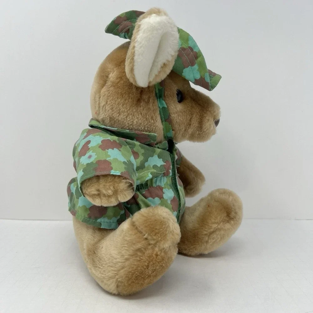 Dakin 1987 Duke Willaby Way Outback Kangaroo Plush Animal‎ in Camouflage 9
